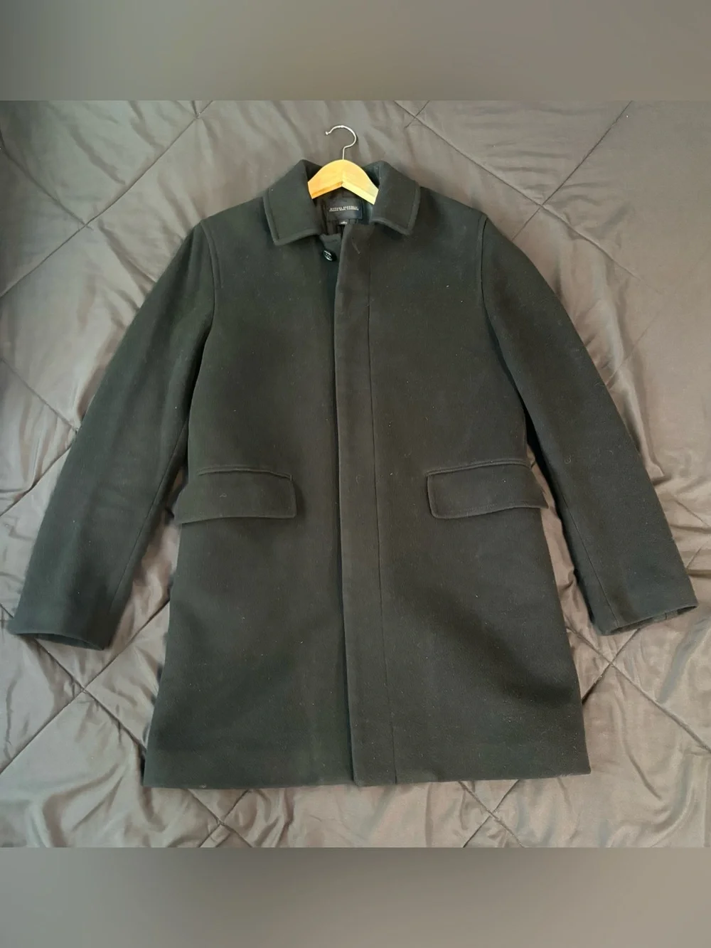 Banana Republic | Italian Wool-Cashmere Coat | M | Black